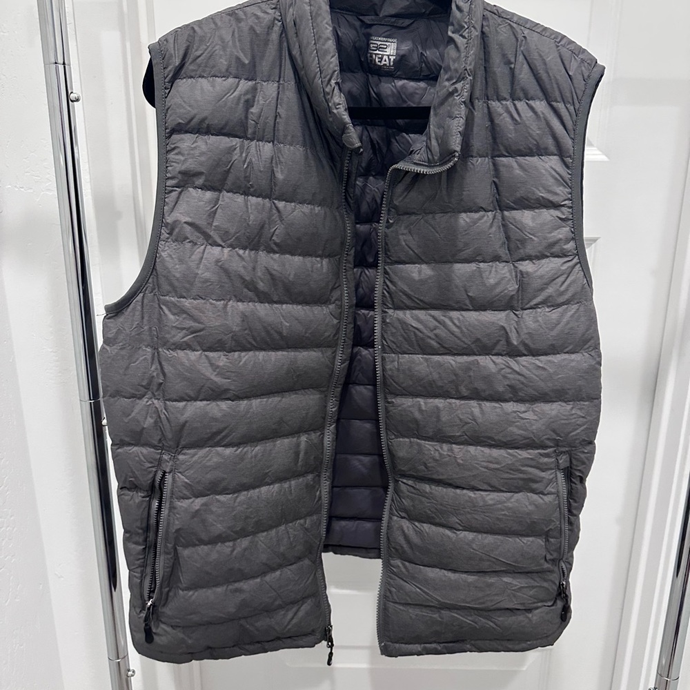 32 Degrees Charcoal Quilted Vest